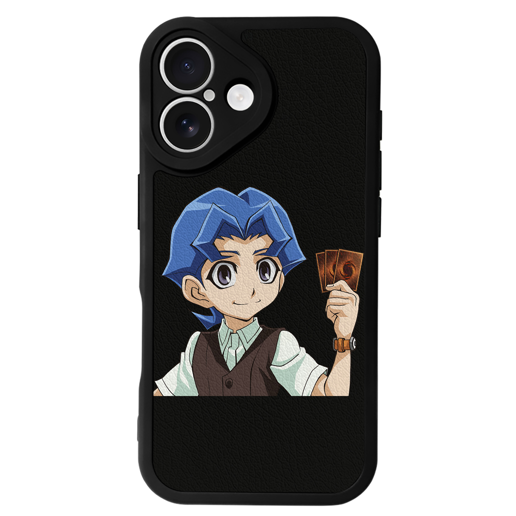 遊☆戯☆王 Yu-Gi-Oh! 【iPhone 16シリーズ対応】シリコンスマホケース（レザー調） 材質：シリコン